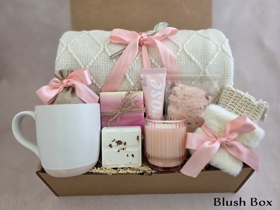 Thank You Gift Box – Spa & Tumbler Gift Set for Her | Appreciation Care Package or Candle Gift Basket
