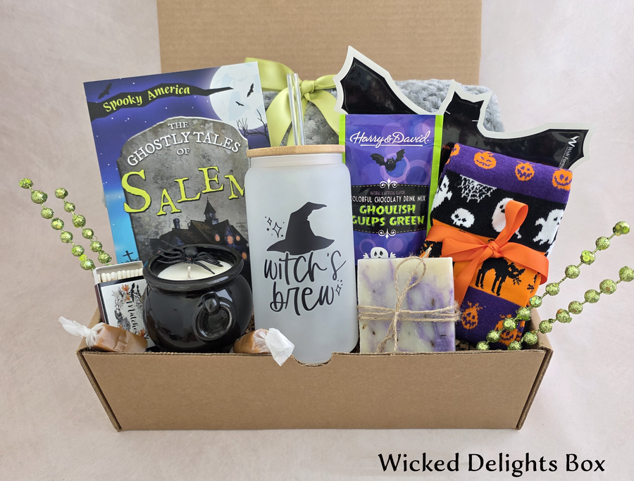 Witch Halloween Gift Box for Women – Spooky Self Care & Spa Gift Set