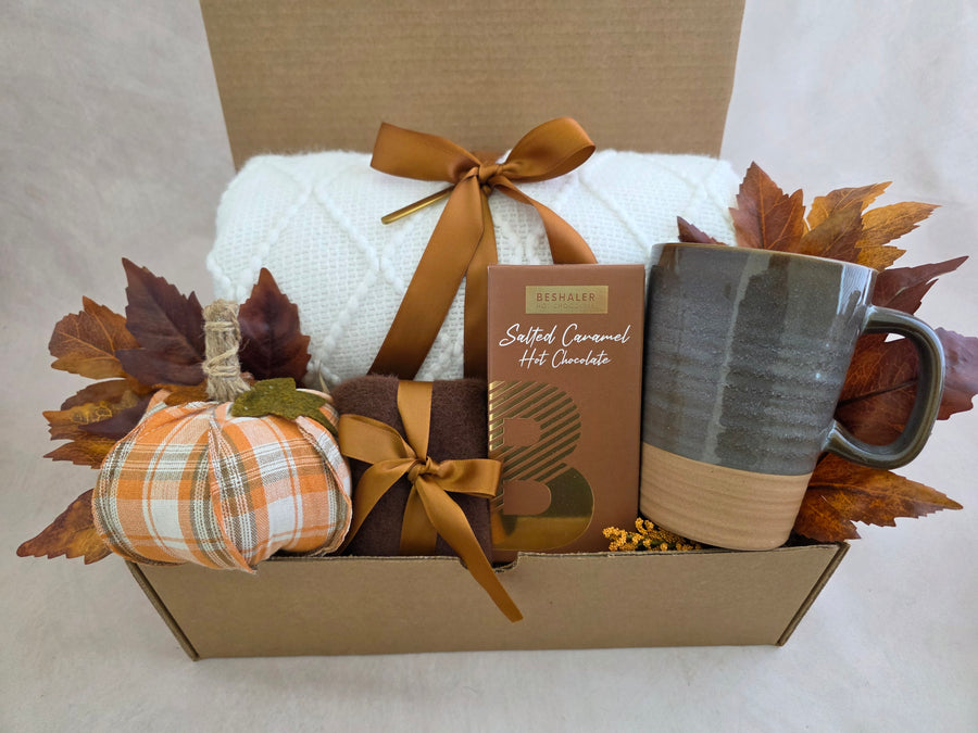 Fall Gift Box for Her | Cozy Autumn Self Care & Seasonal Treats