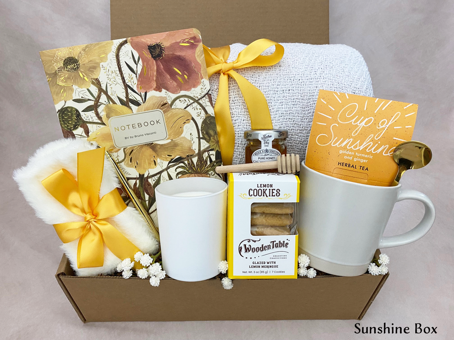 Sending Sunshine Gift Box | Cheerful Self Care & Thinking of You Package